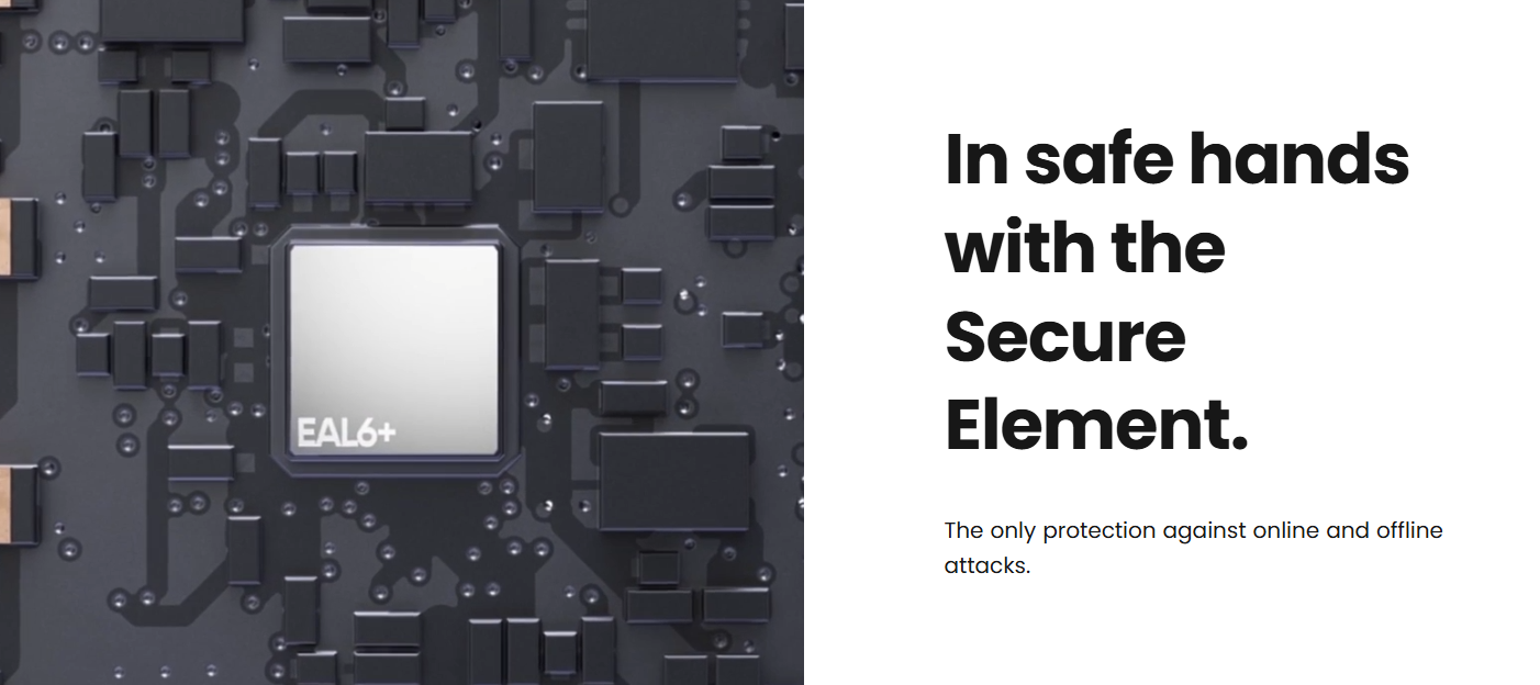 In safe hands with the Secure Element.